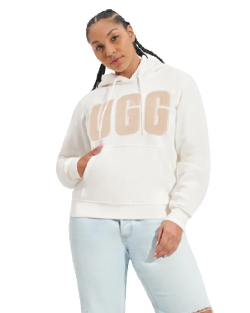 1144506 Nimbus/Sand Rey UGGFluff Logo Hoodie