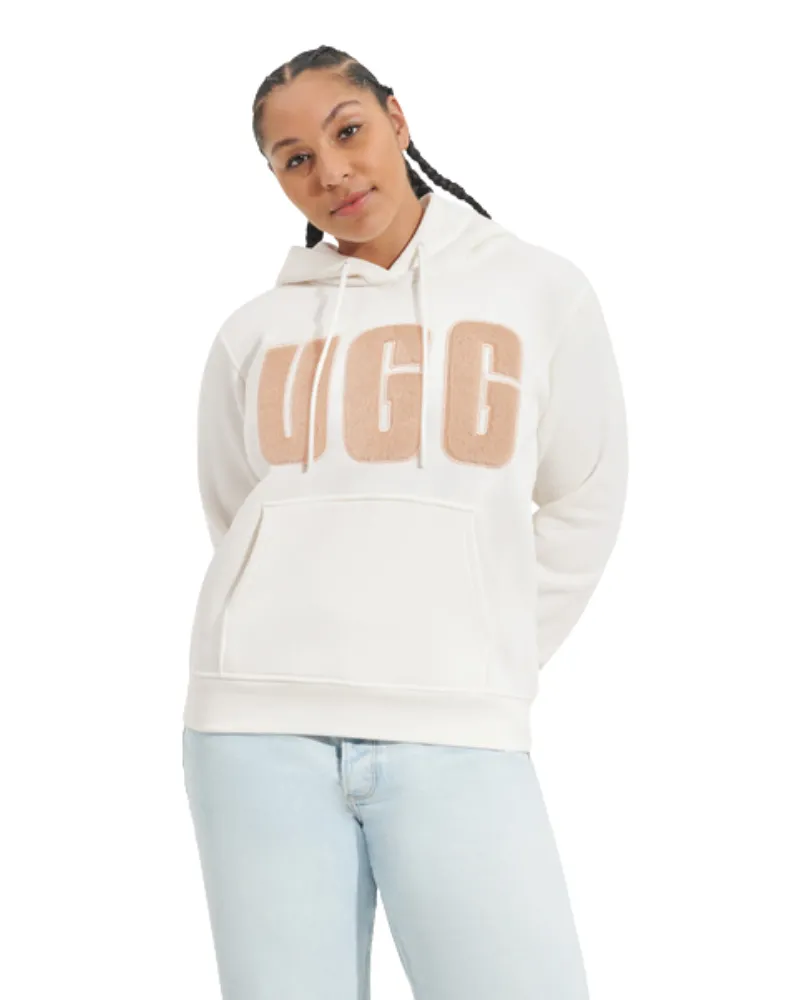 1144506 Nimbus/Sand Rey UGGFluff Logo Hoodie