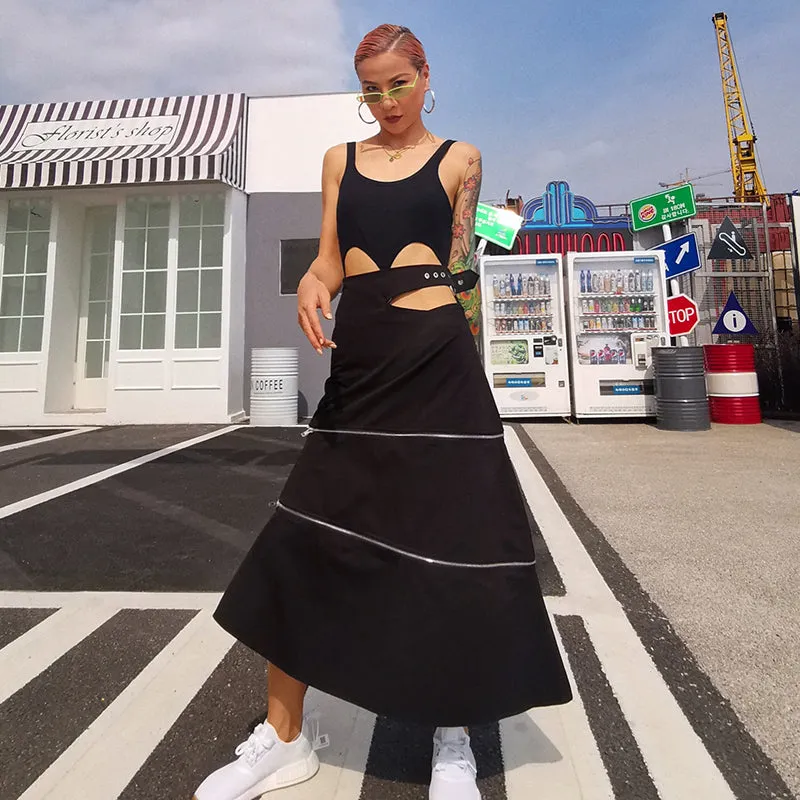 2020 Elegant Loose Denim Summer Skirt