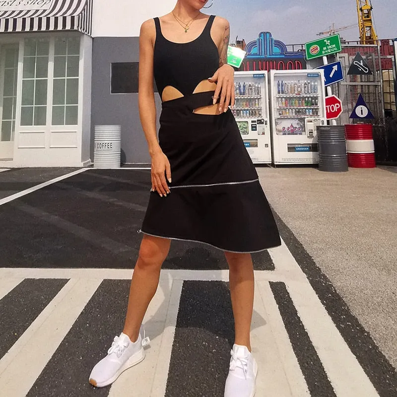 2020 Elegant Loose Denim Summer Skirt