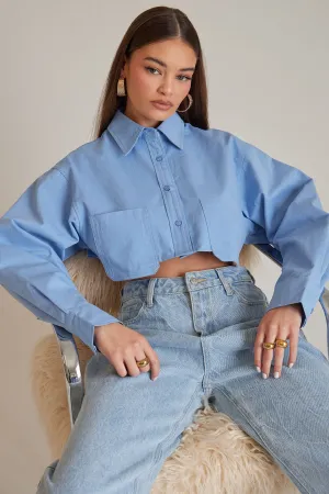 A True Leader Poplin Shirt - Blue