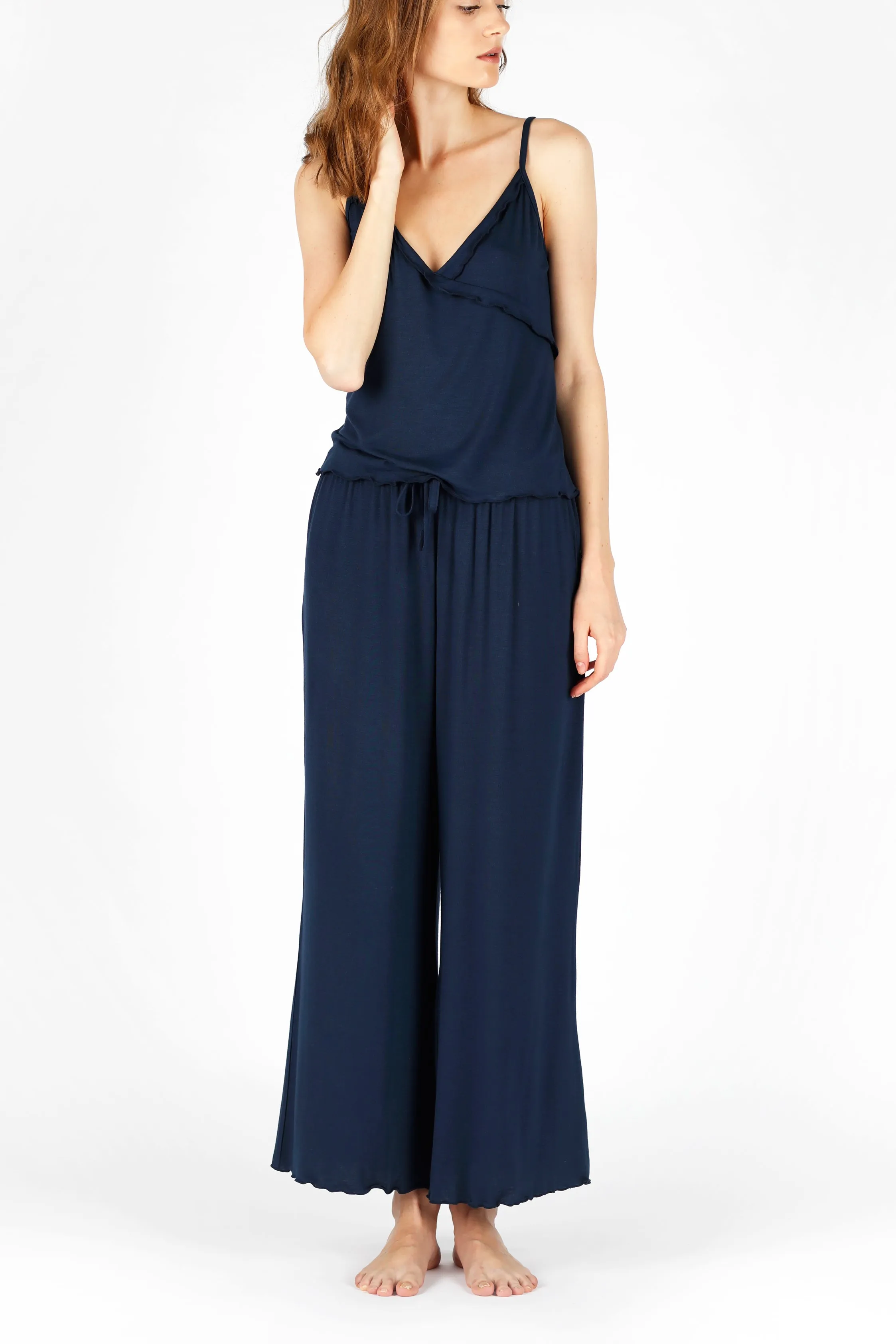 All-Day-Chic PJ Top - Navy Blue