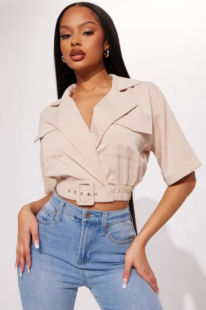 Always On Top Of It Top - Khaki