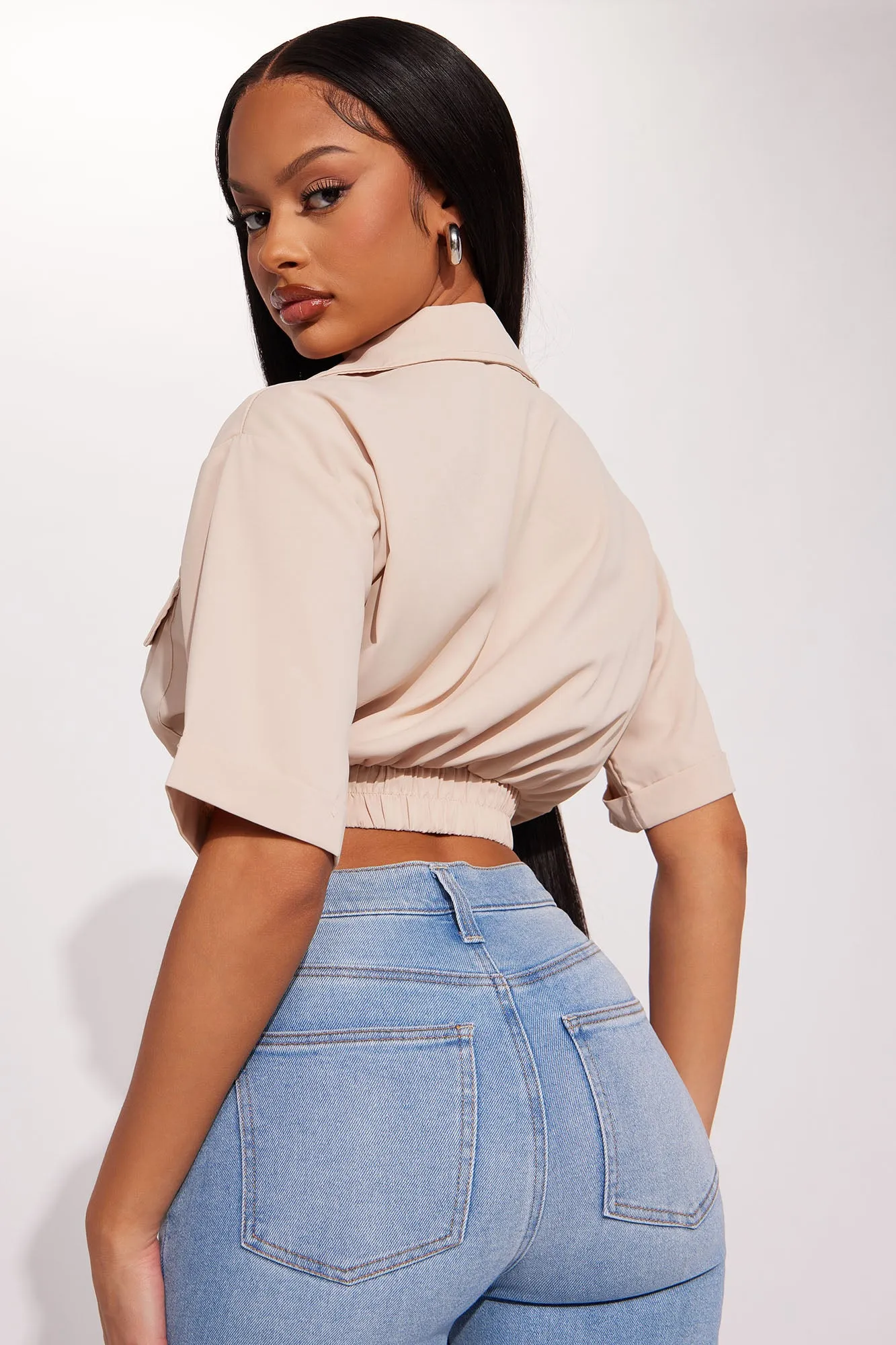 Always On Top Of It Top - Khaki