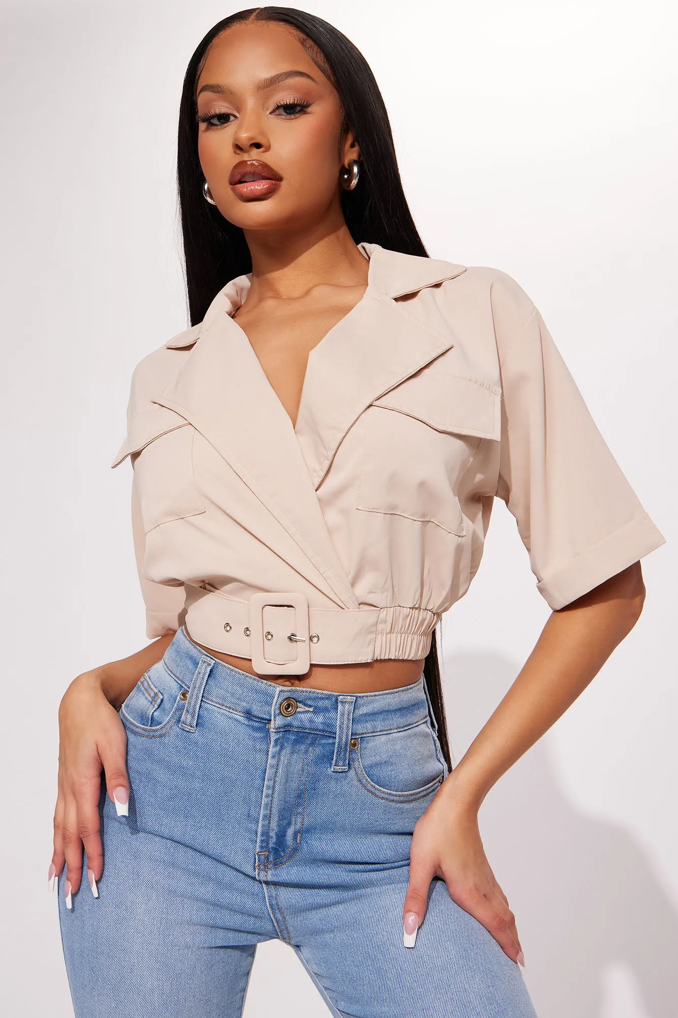 Always On Top Of It Top - Khaki