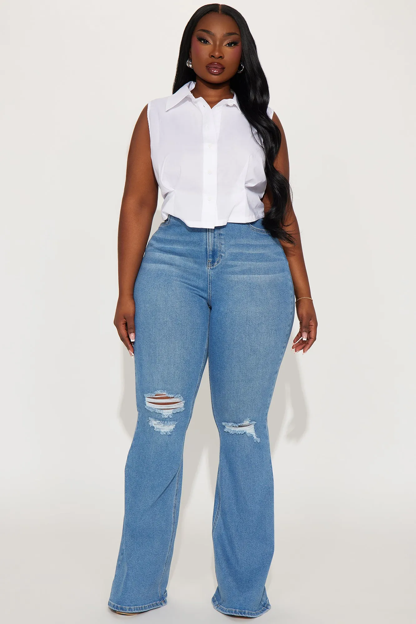 Always Out And About Poplin Shirt - White