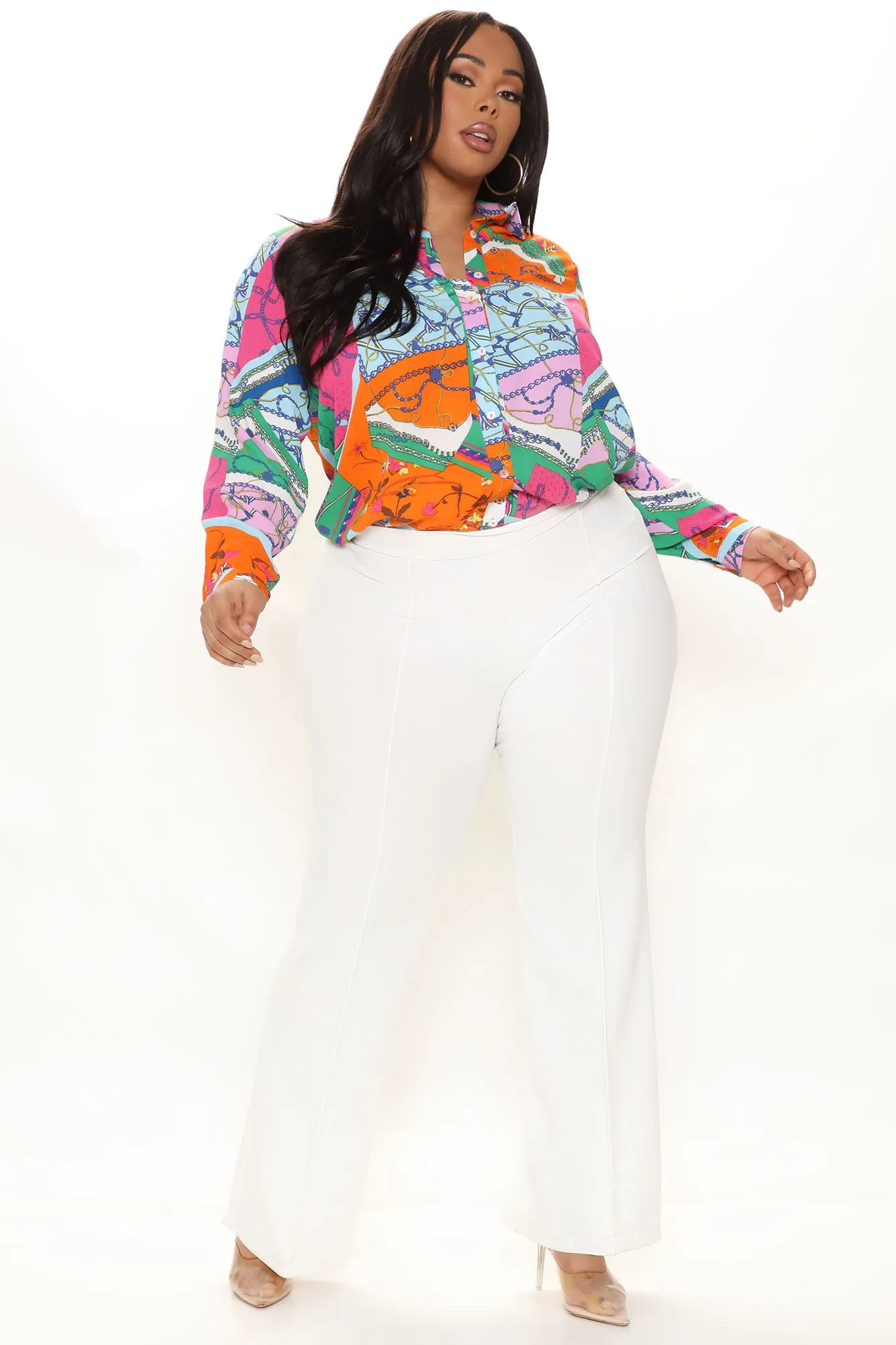 Amara Top - Green/combo