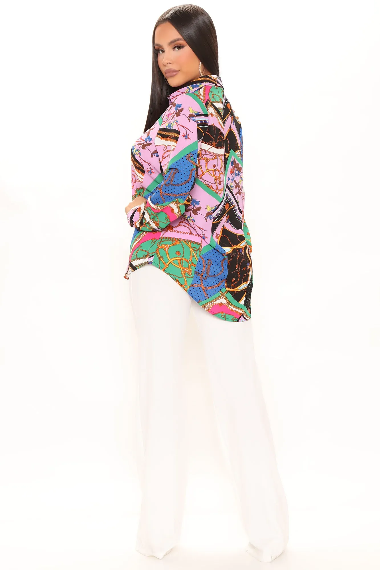 Amara Top - Lavender/combo