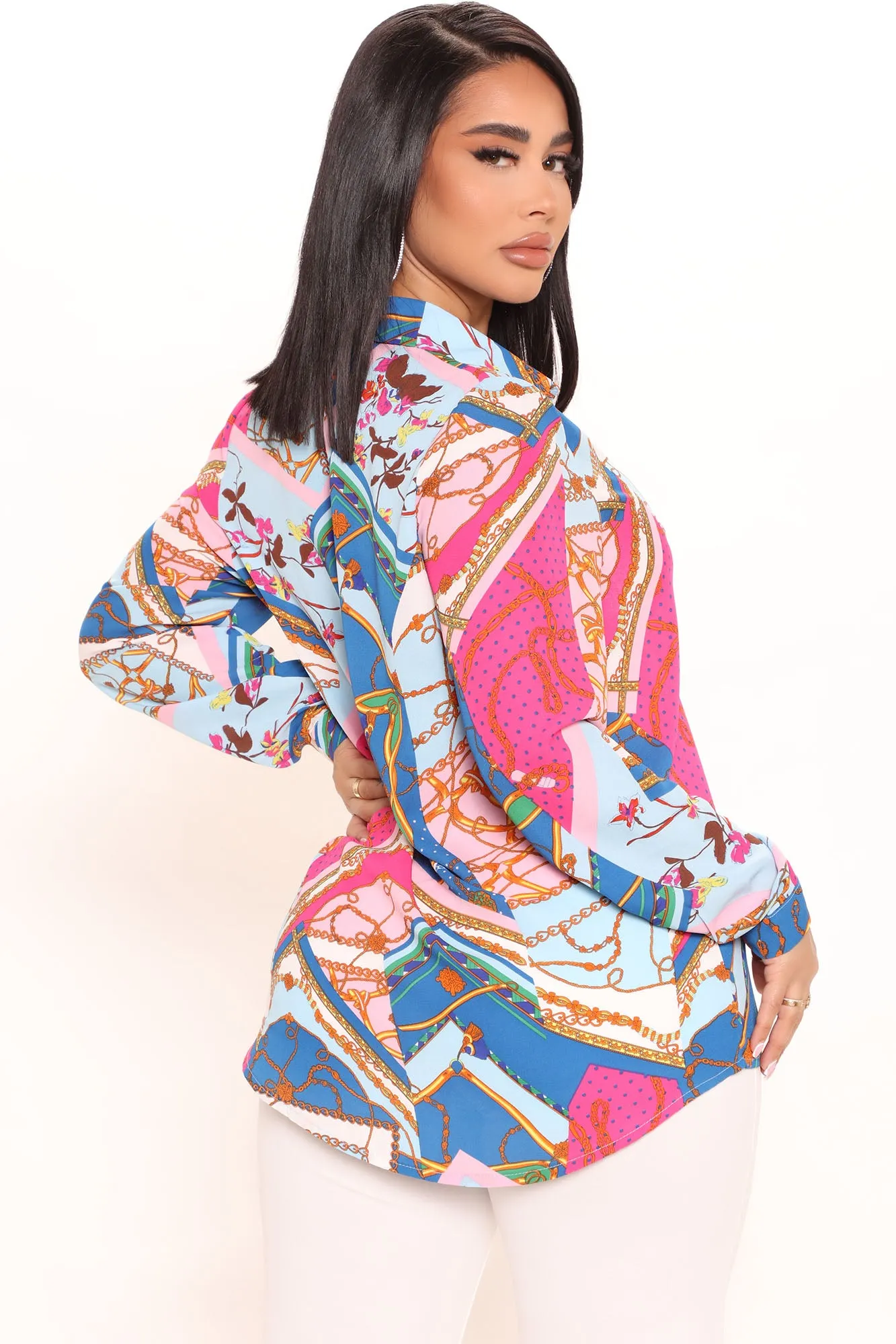 Amara Top - Pink/combo