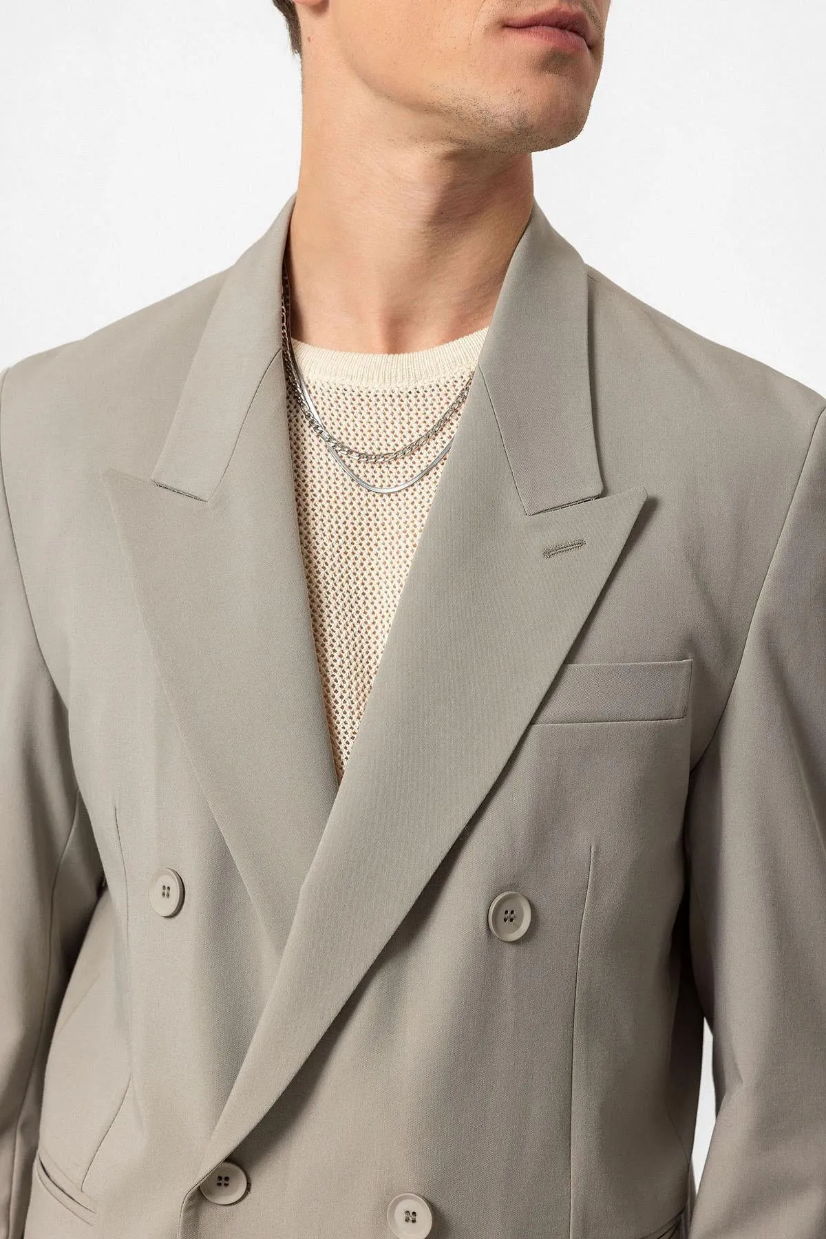 ANT Single Button Double-breasted Men's Blazer Jacket - Vila Franca de Xira