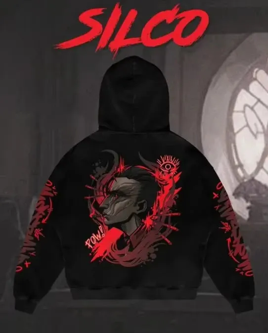 Arcane League Jinx Graphic Hoodies