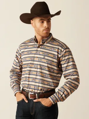 Ariat 10052616 Mens Trace Classic Fit Shirt Khaki