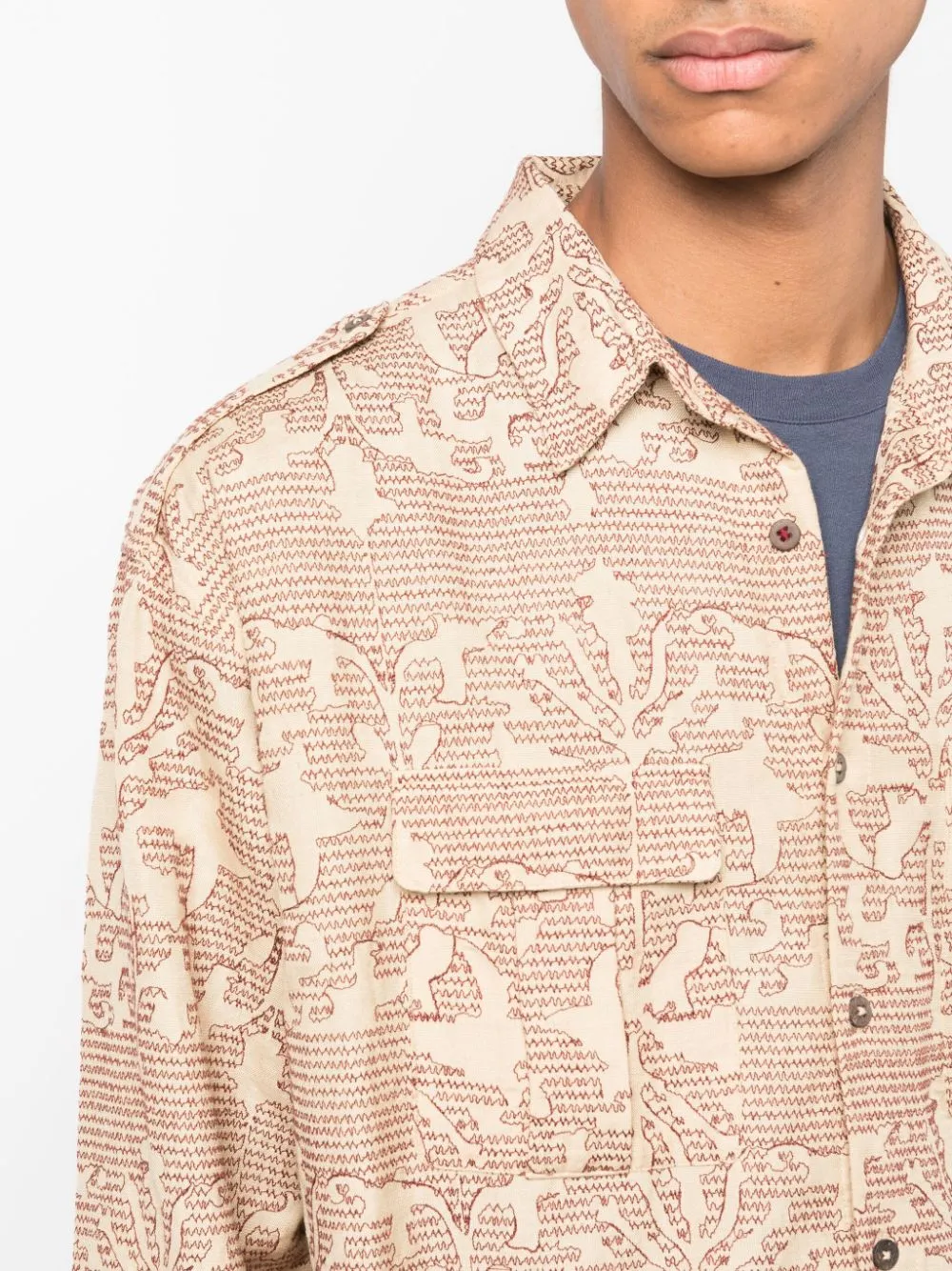 BAZISZT Shirts Beige