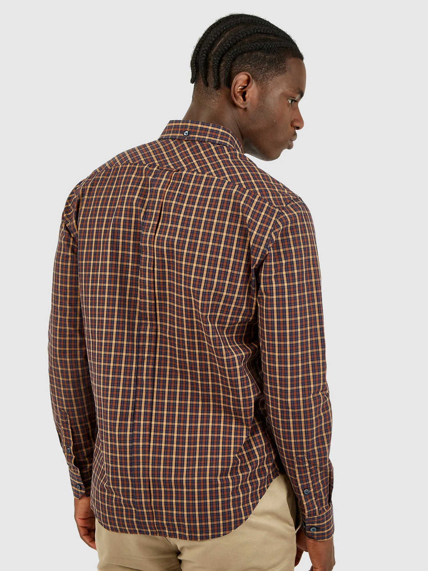 Ben Sherman House Check Shirt - Chestnut