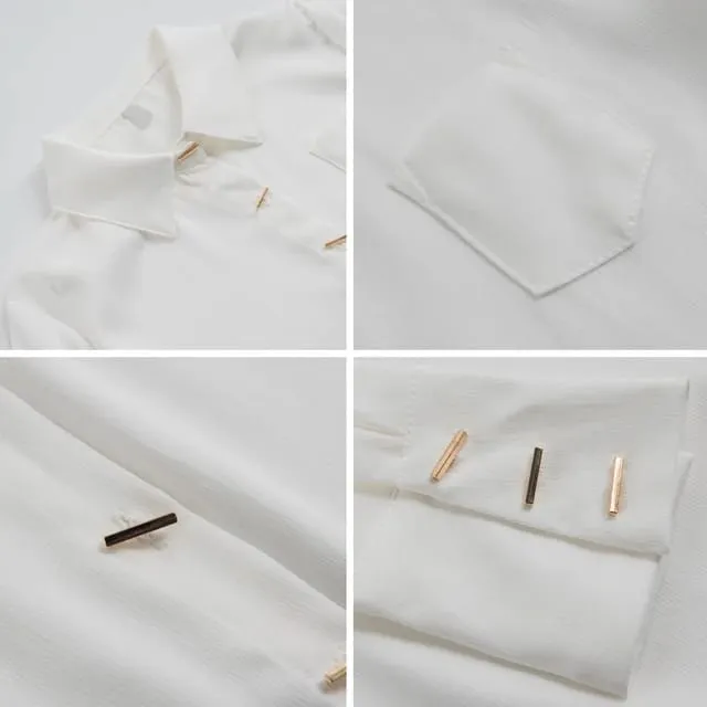Blusas New Women's Shirt Classic Chiffon Blouse Female Plus Size Loose Long Sleeve Shirts S X4870590