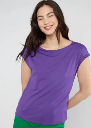 Blutsgeschwister Bold Grape Lilac Breezy Flowgirl Top