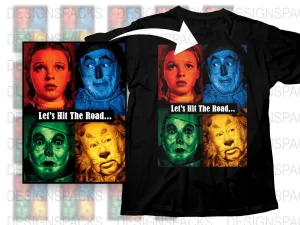 Bold and Colorful Wizard of Oz Characters Png Digital Download