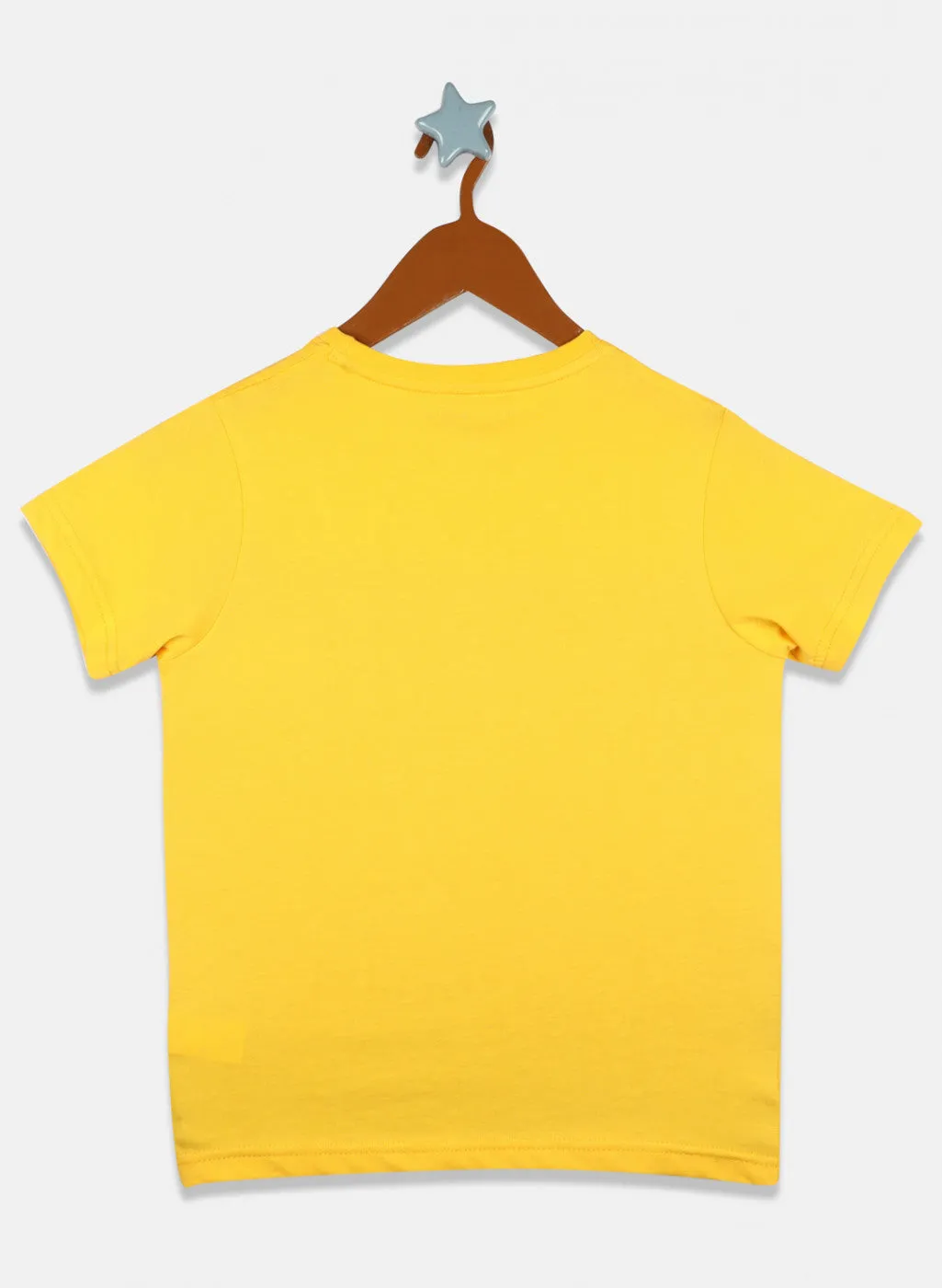 Boys Mustard Plain T-Shirt