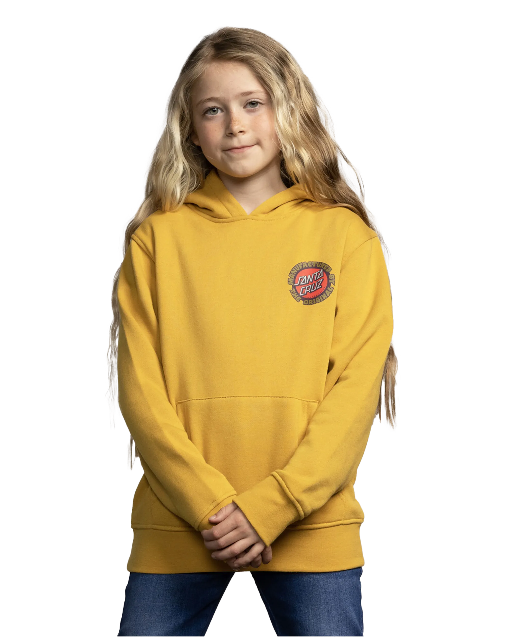 Boys Speed MFG Dot Hoodie in Old Gold