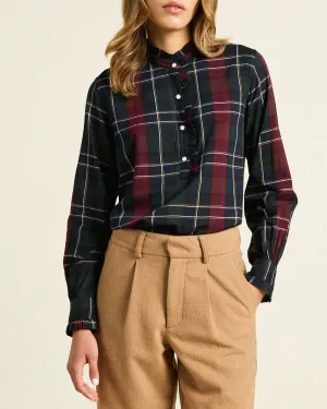 Breezy Blouse in Chalet Plaid