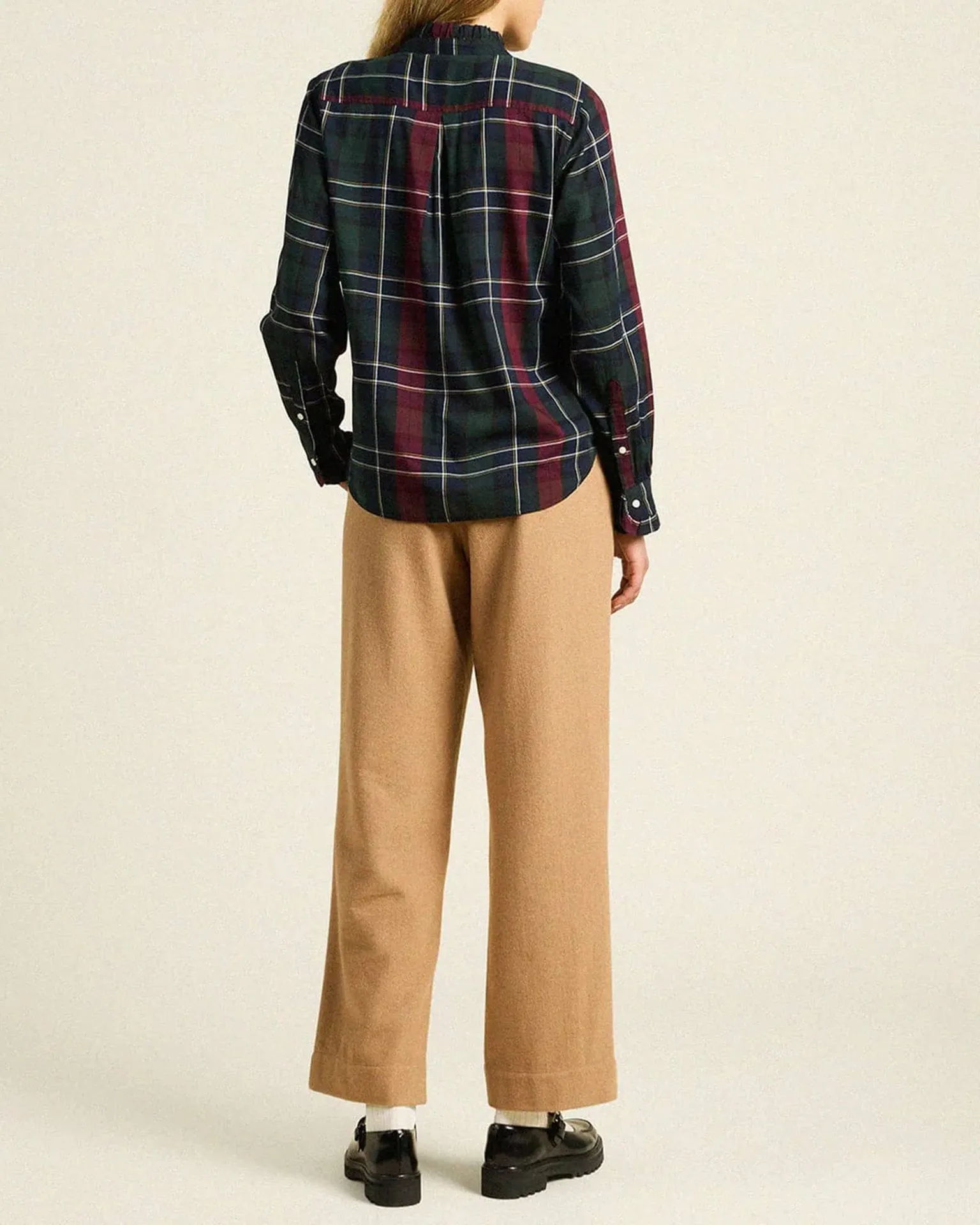Breezy Blouse in Chalet Plaid