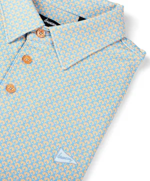 Breezy Performance Polo - Rocket Ships