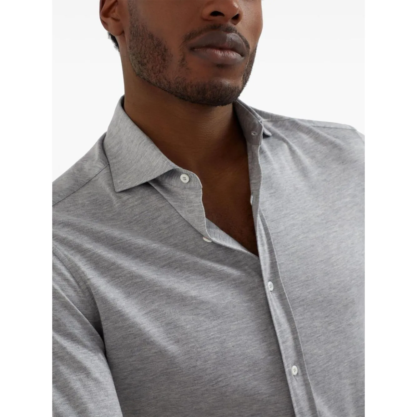 Brunello Cucinelli Shirts Light Grey