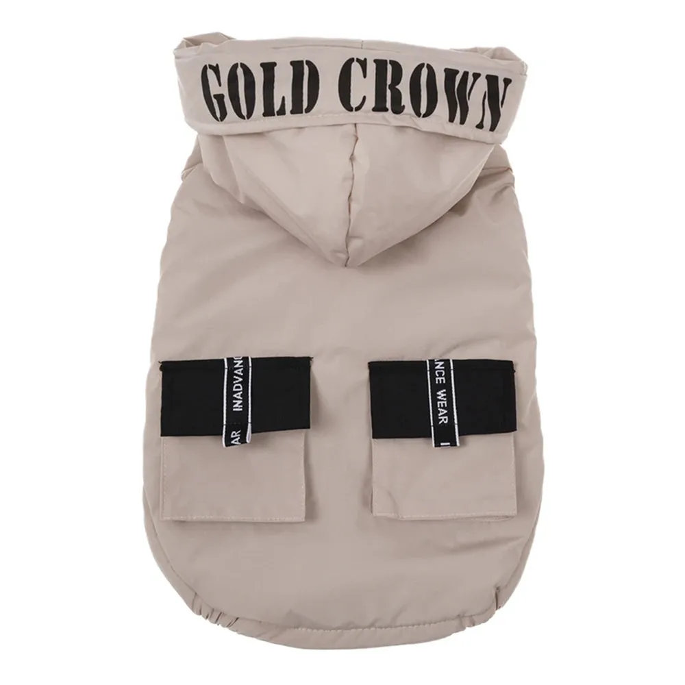 Dozzy Dog Waterproof Winter Jacket With Harness