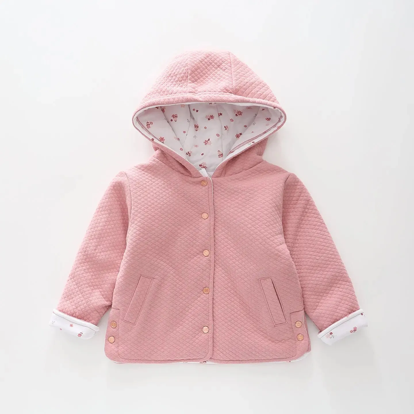 Dusty Rose Quilted Jacket