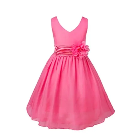 Elegant Floral Waist Band Dress