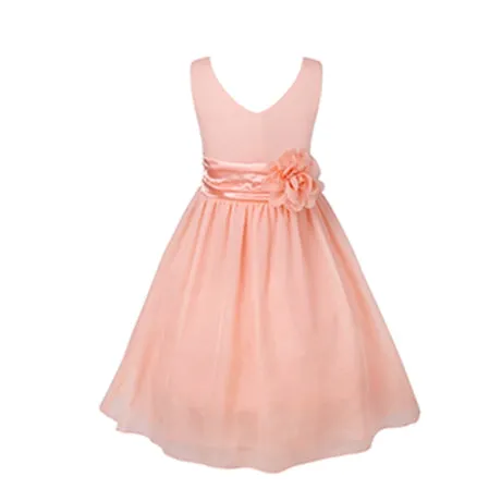 Elegant Floral Waist Band Dress