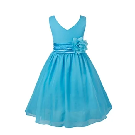 Elegant Floral Waist Band Dress