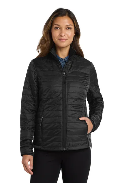 EMBROIDERED - L850 - Port Authority® Ladies Packable Puffy Jacket