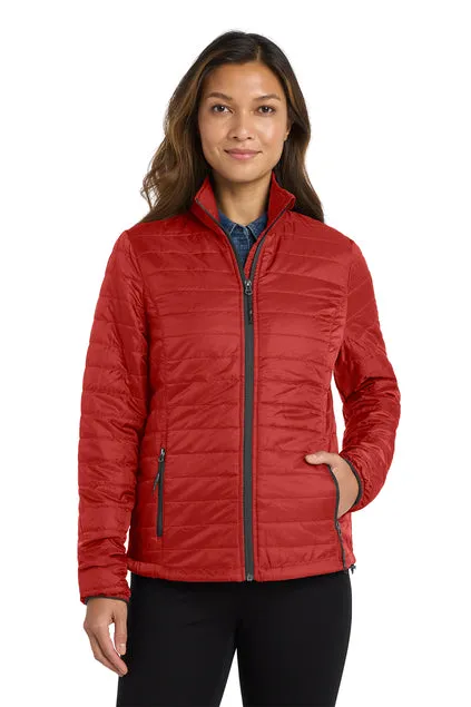 EMBROIDERED - L850 - Port Authority® Ladies Packable Puffy Jacket