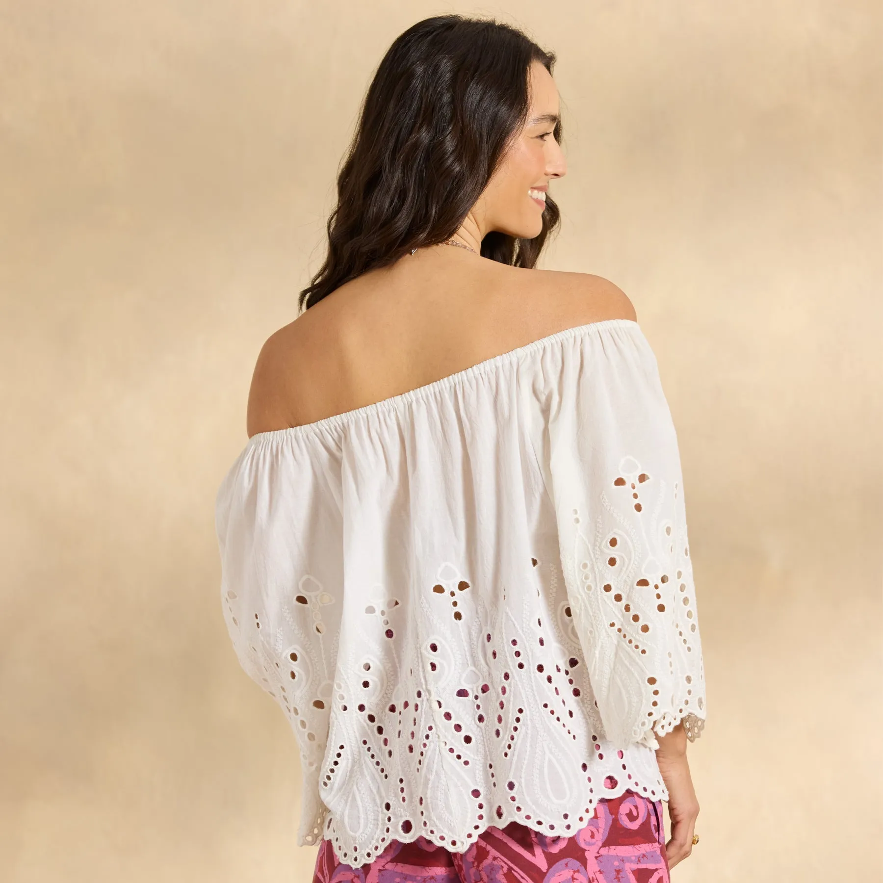 Etta Eyelet Top