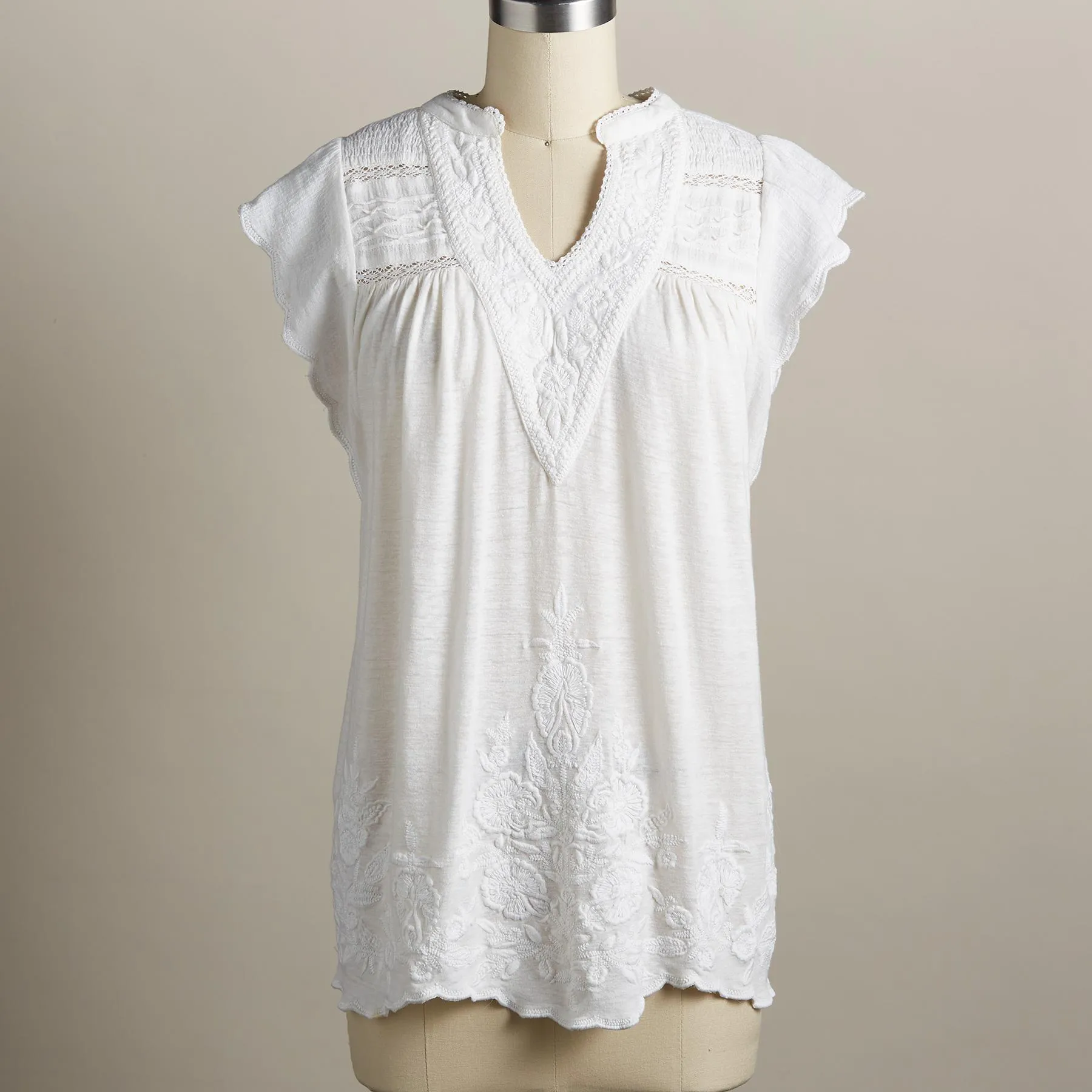 Felicity Flutter Top, Petite