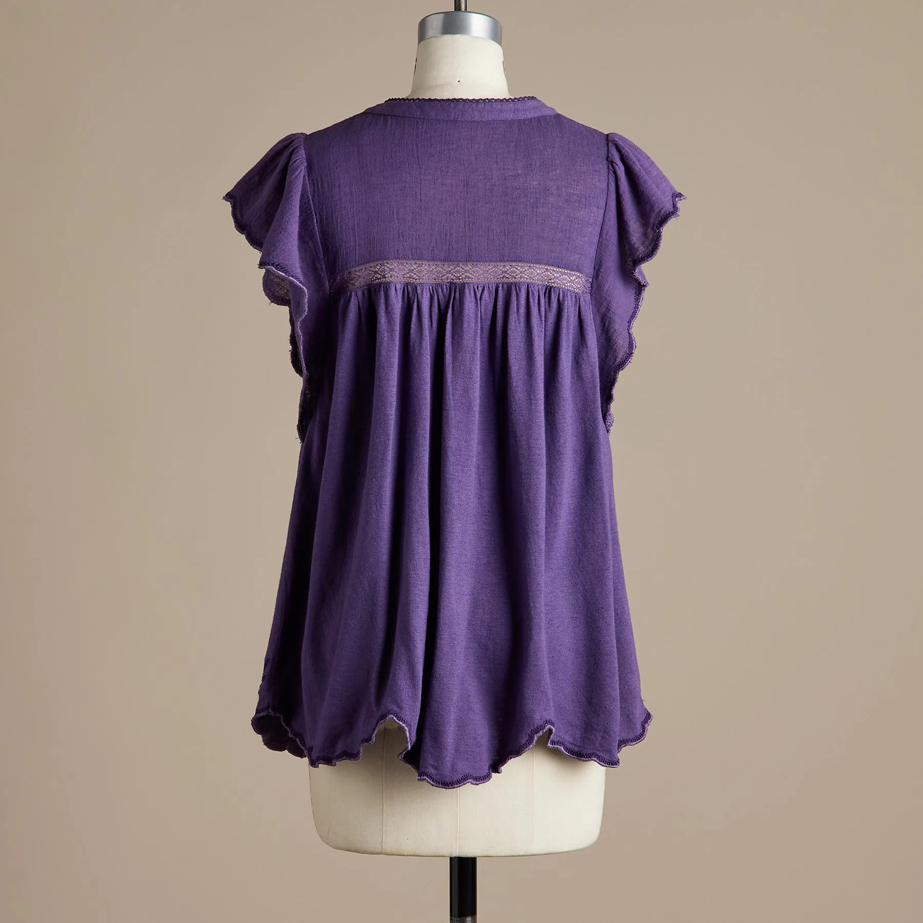 Felicity Flutter Top, Petite