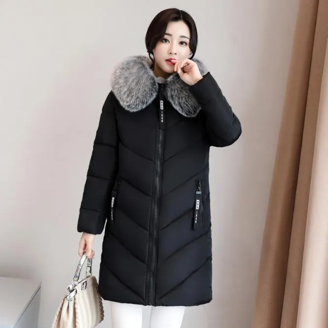 Female Thick Warm Cotton Coat