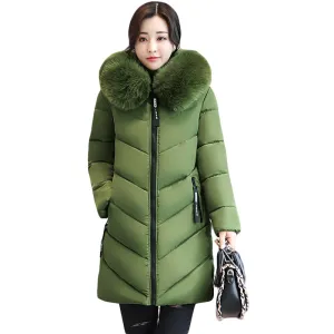Female Thick Warm Cotton Coat