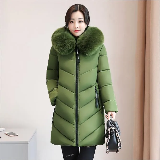Female Thick Warm Cotton Coat