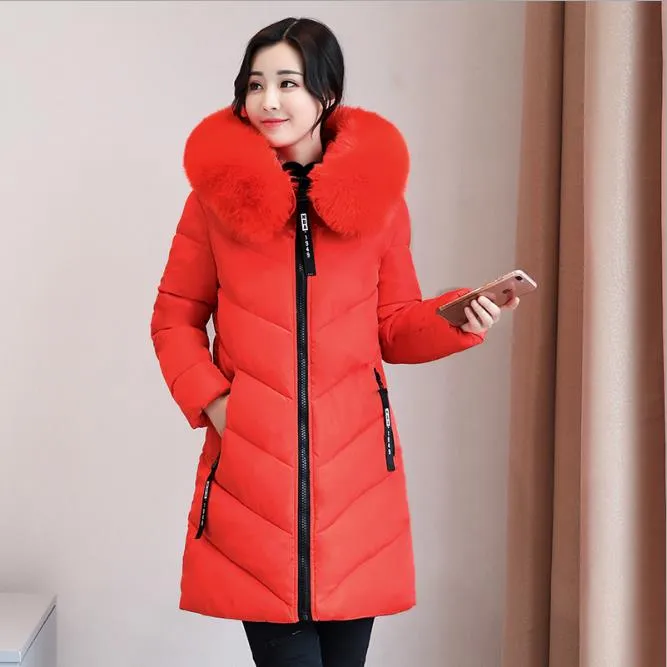 Female Thick Warm Cotton Coat