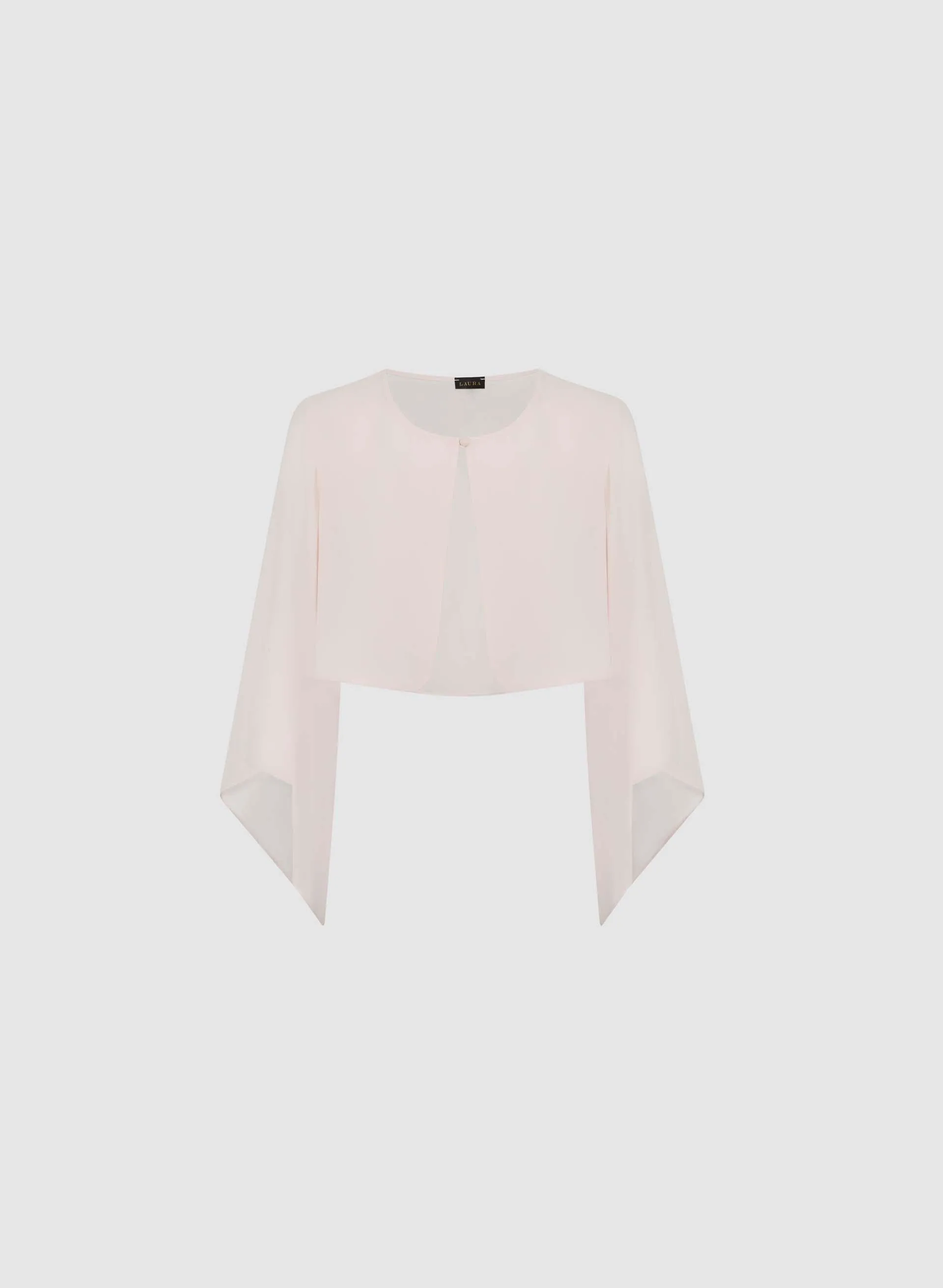 Flared Sleeve Chiffon Bolero