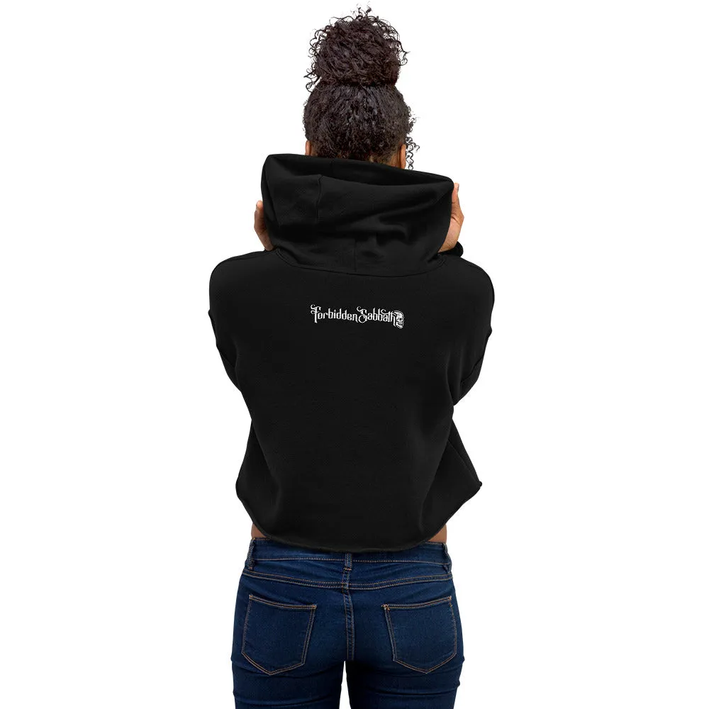 FORBIDDEN SABBATH ICON-CROPPED HOODIE