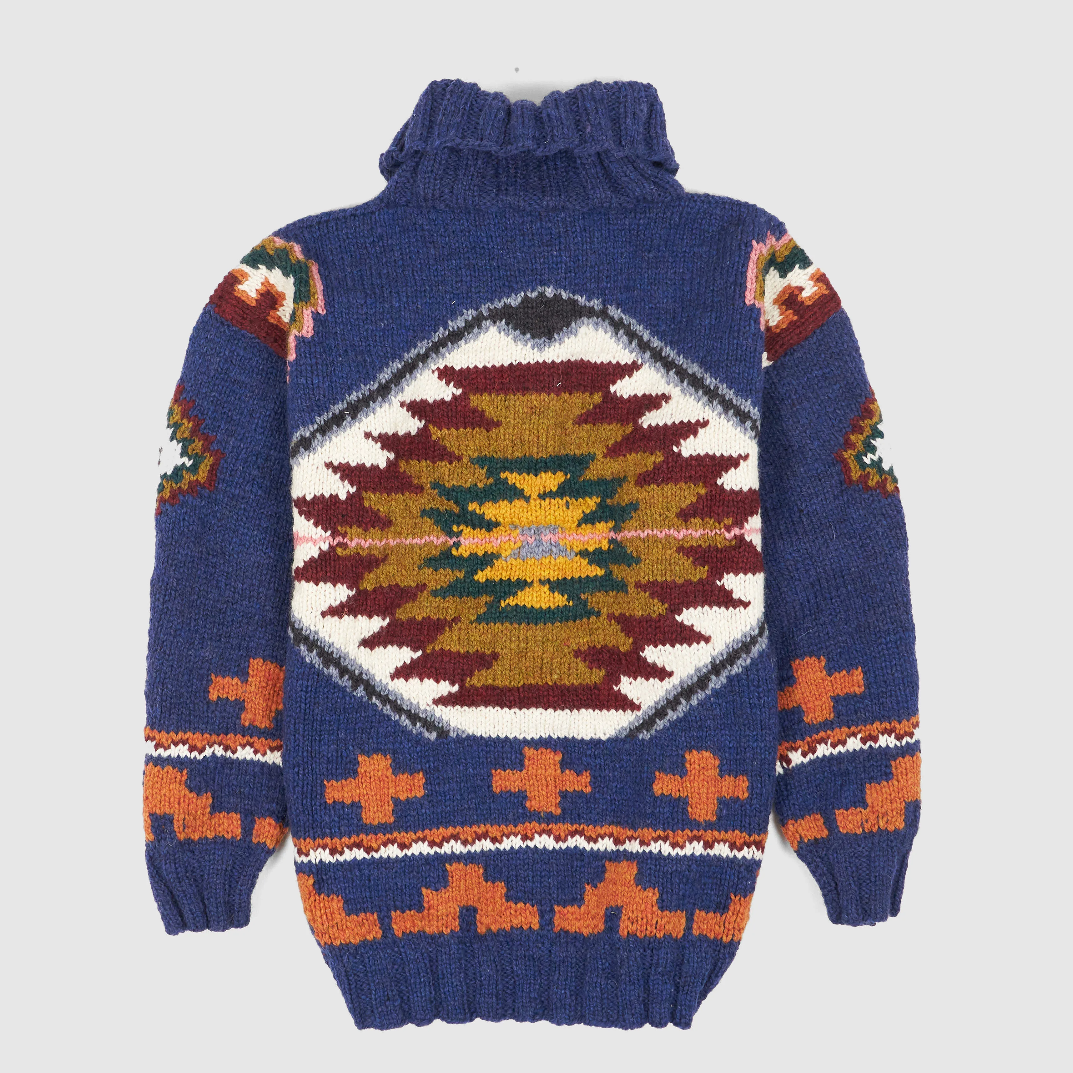 Frantic Hand Knitwear Full-Zip Cardigan