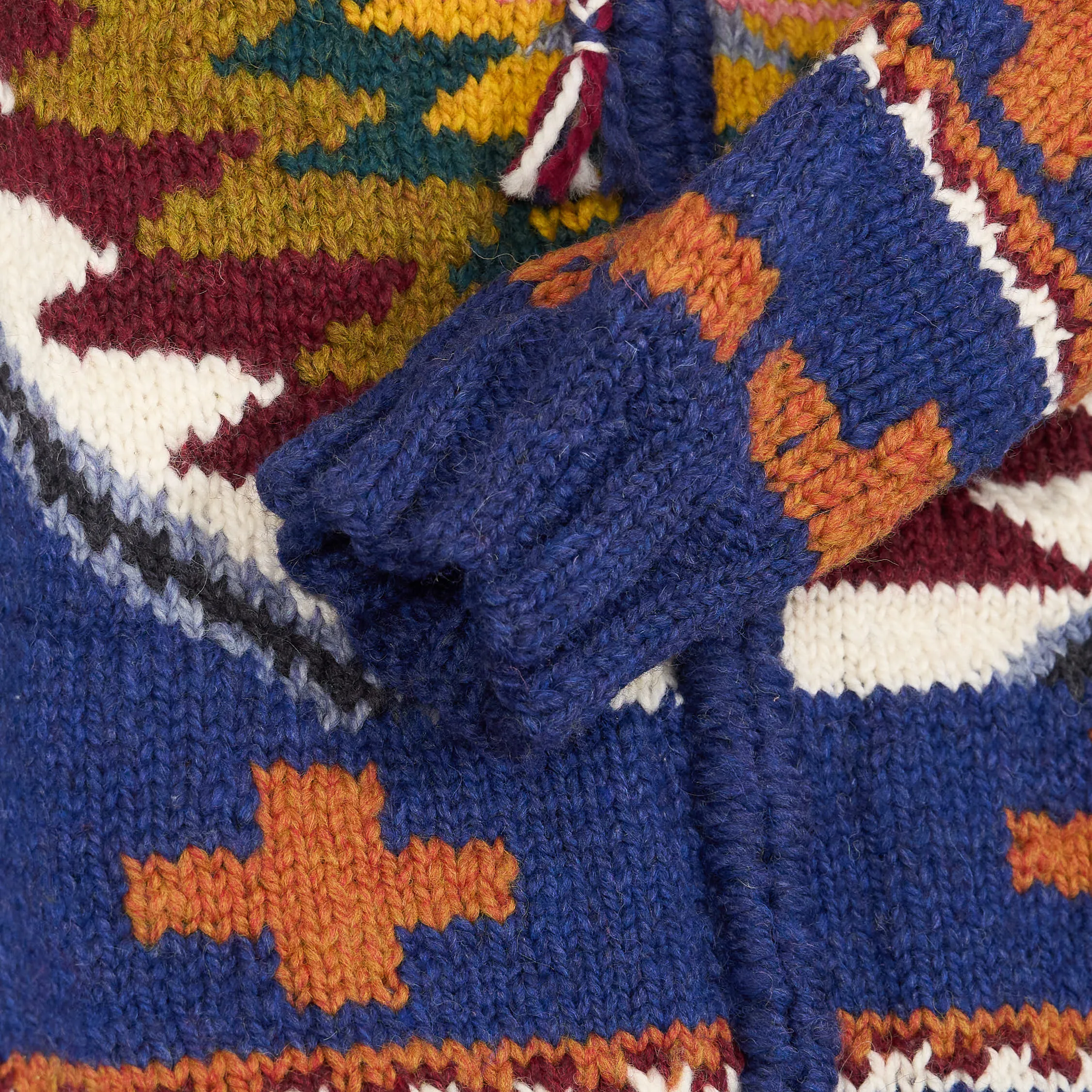Frantic Hand Knitwear Full-Zip Cardigan