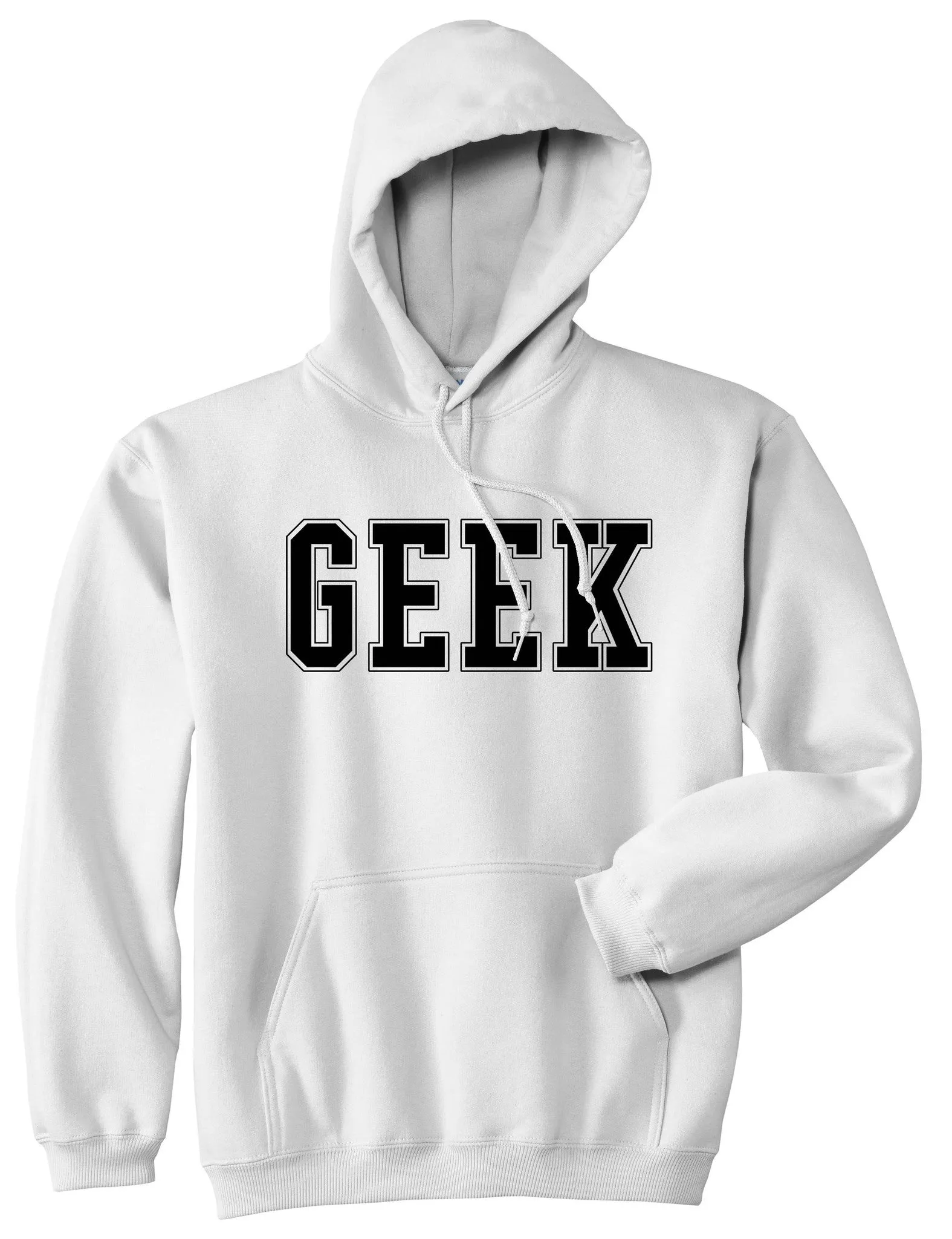 Geek College Style Boys Kids Pullover Hoodie Hoody