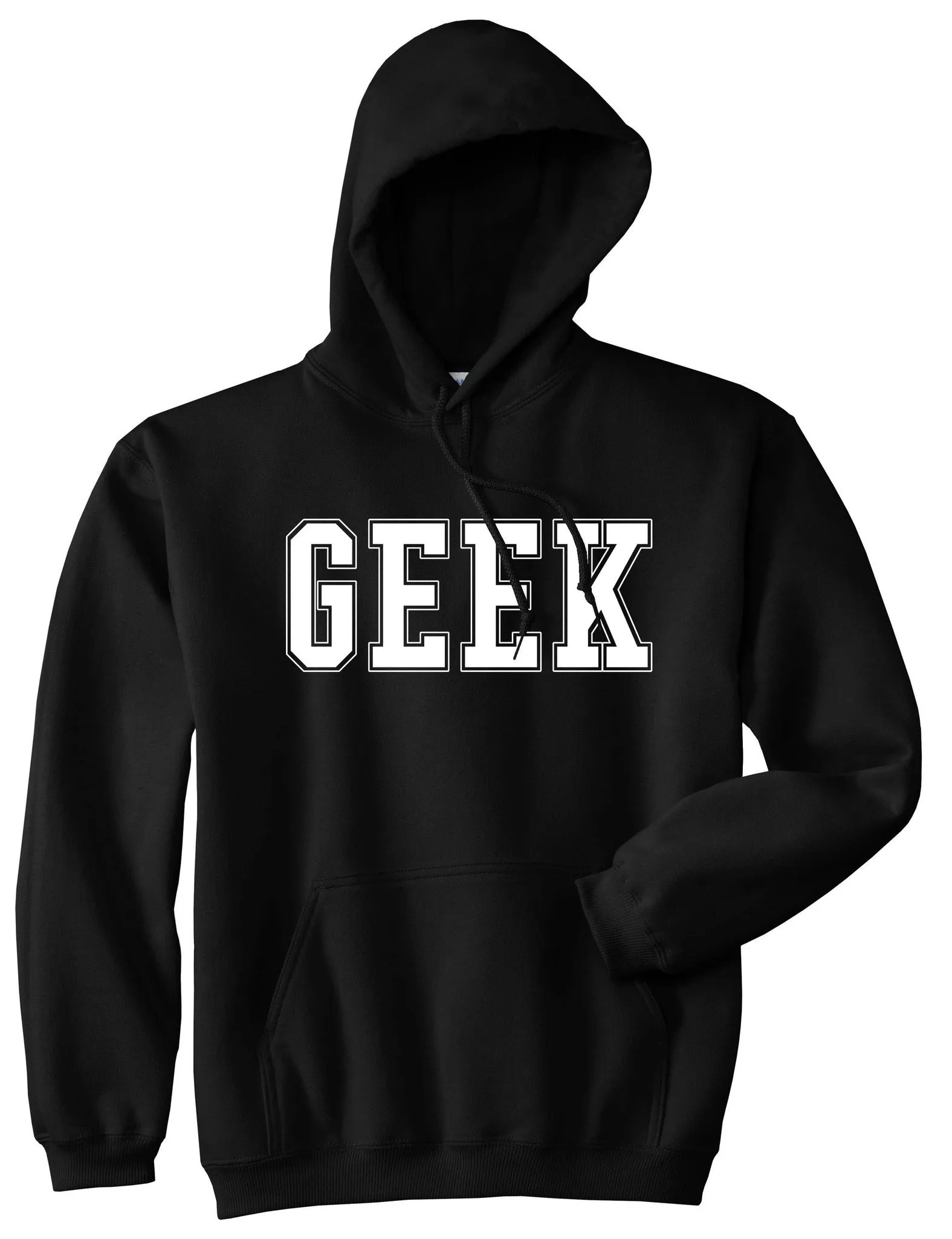 Geek College Style Boys Kids Pullover Hoodie Hoody