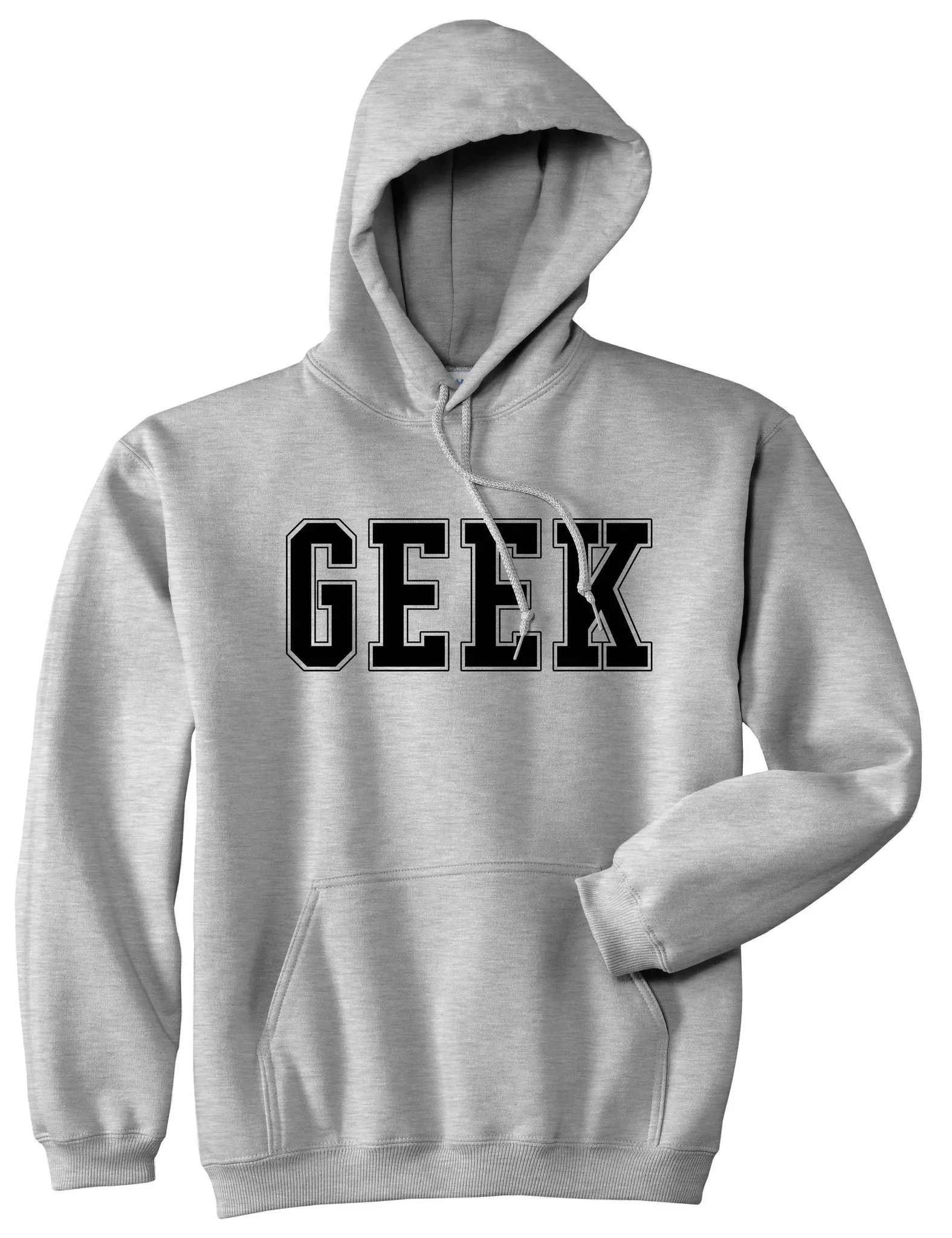 Geek College Style Boys Kids Pullover Hoodie Hoody