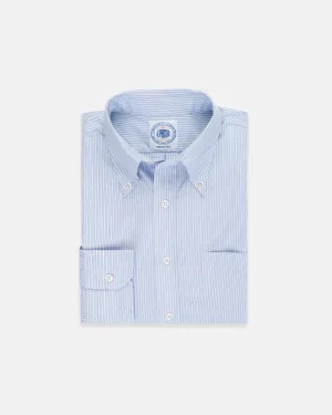 GOLD LABEL DRESS SHIRT - BLUE END-ON-END STRIPE