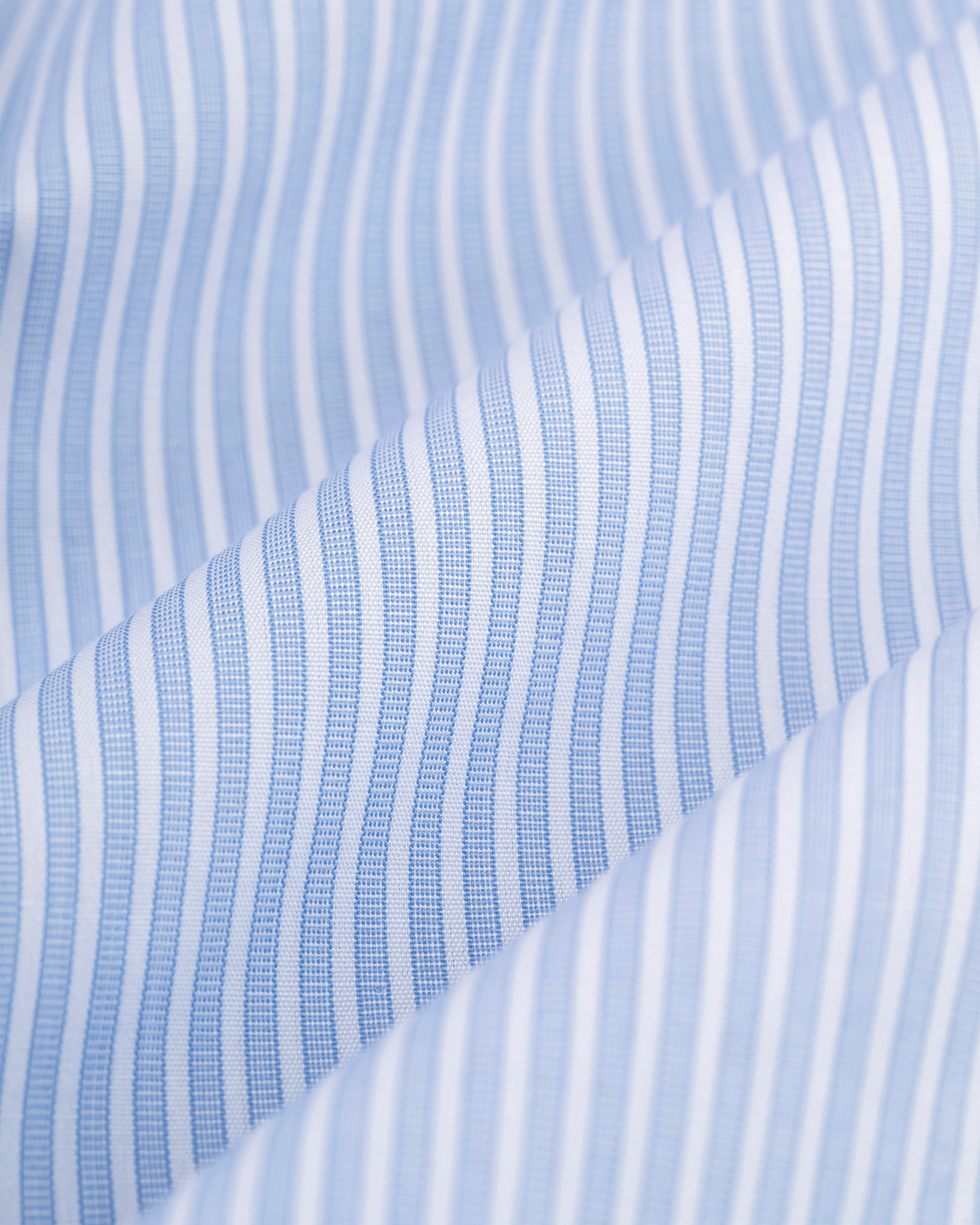GOLD LABEL DRESS SHIRT - BLUE END-ON-END STRIPE